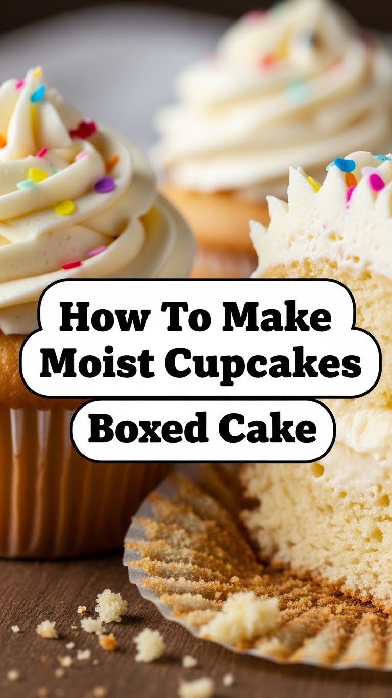How To Make Moist Cupcakes Boxed Cake