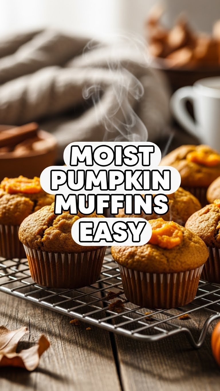 Moist Pumpkin Muffins Easy