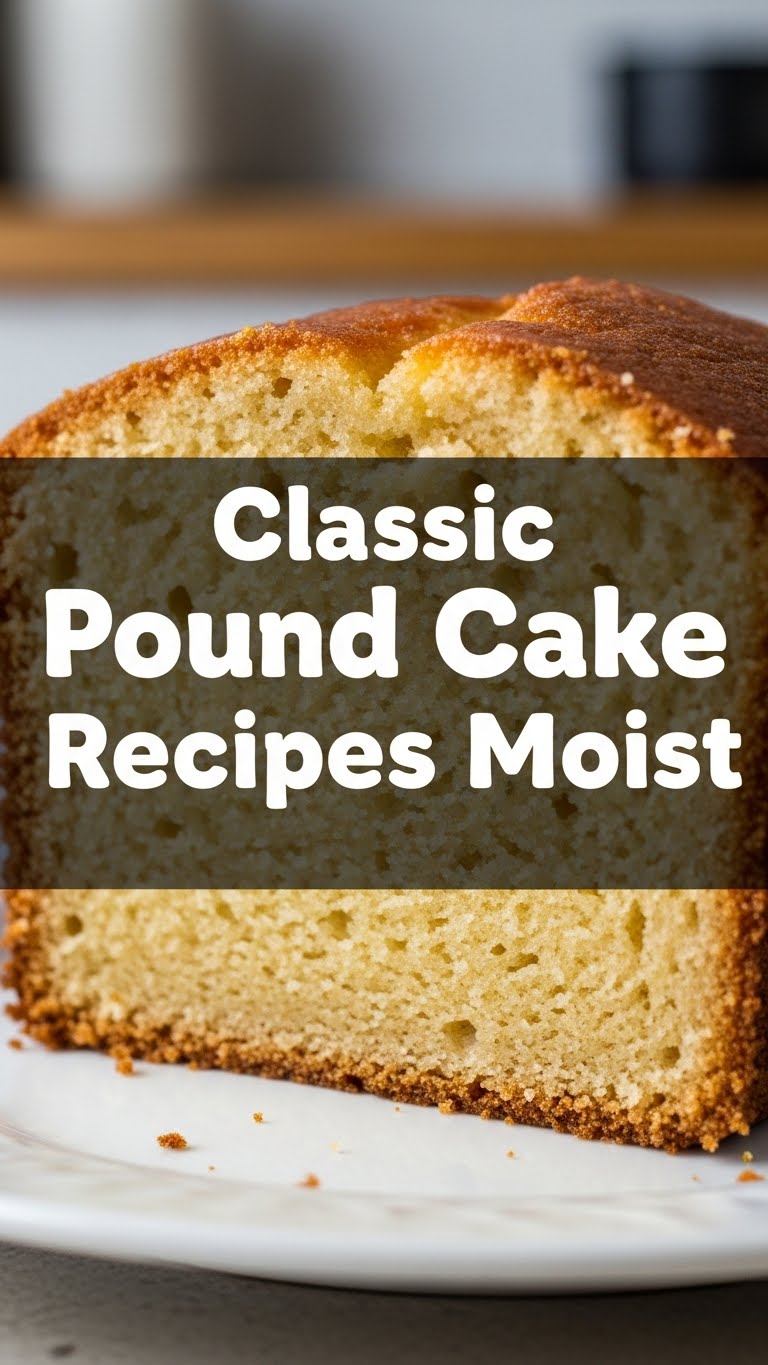 Classic Pound Cake Recipes Moist