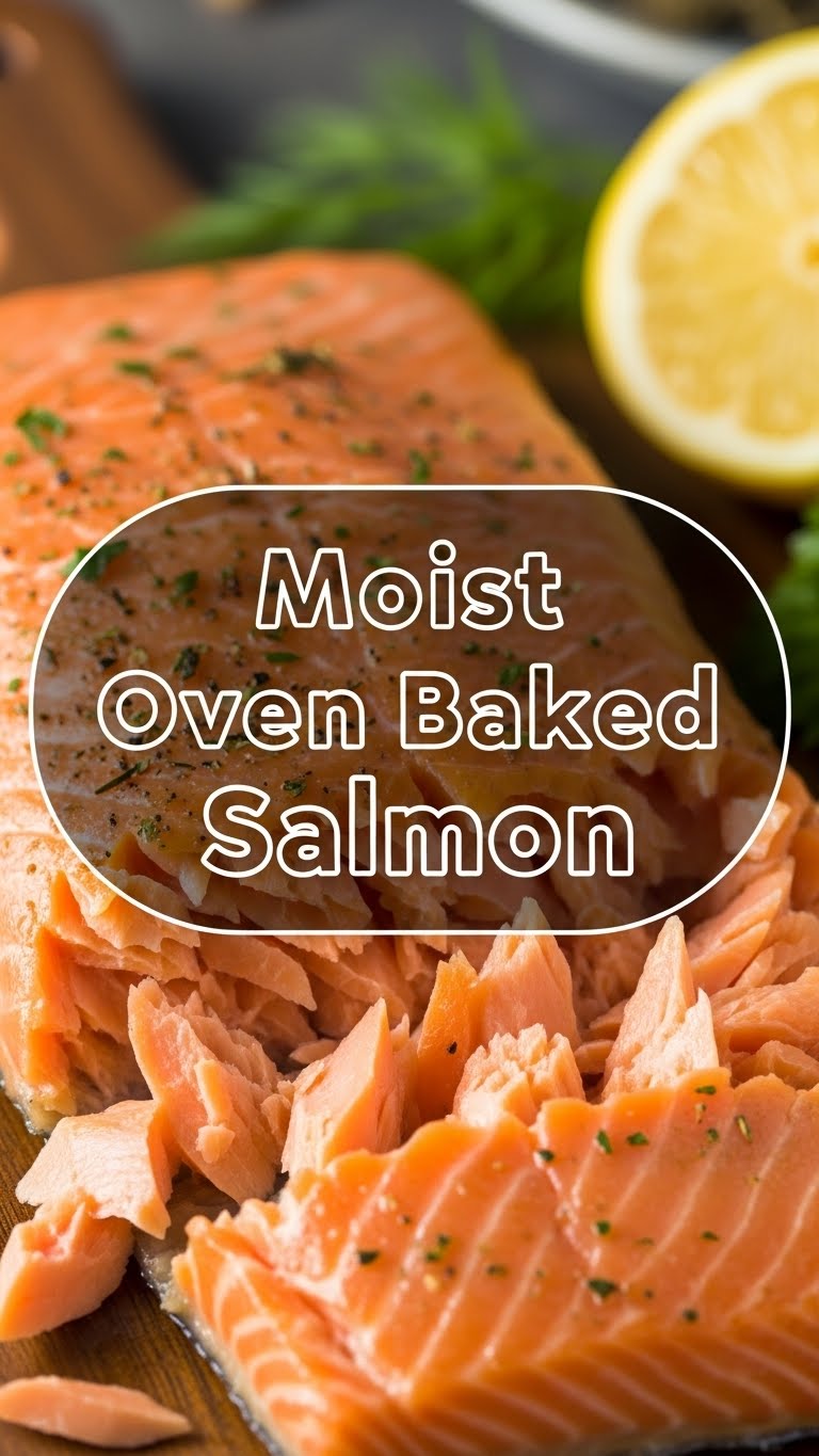 Moist Oven Baked Salmon