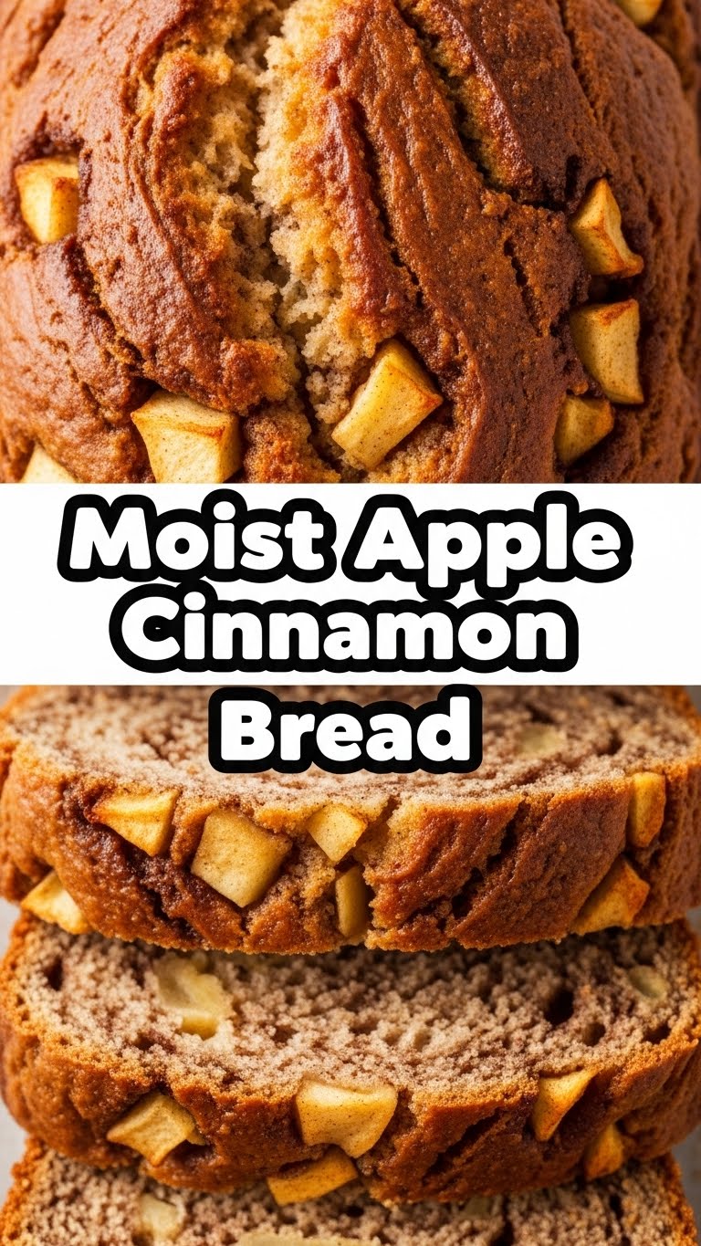 Moist Apple Cinnamon Bread