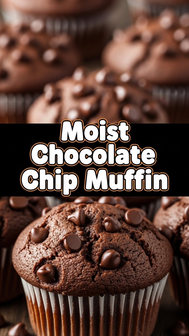 Moist Chocolate Chip Muffin