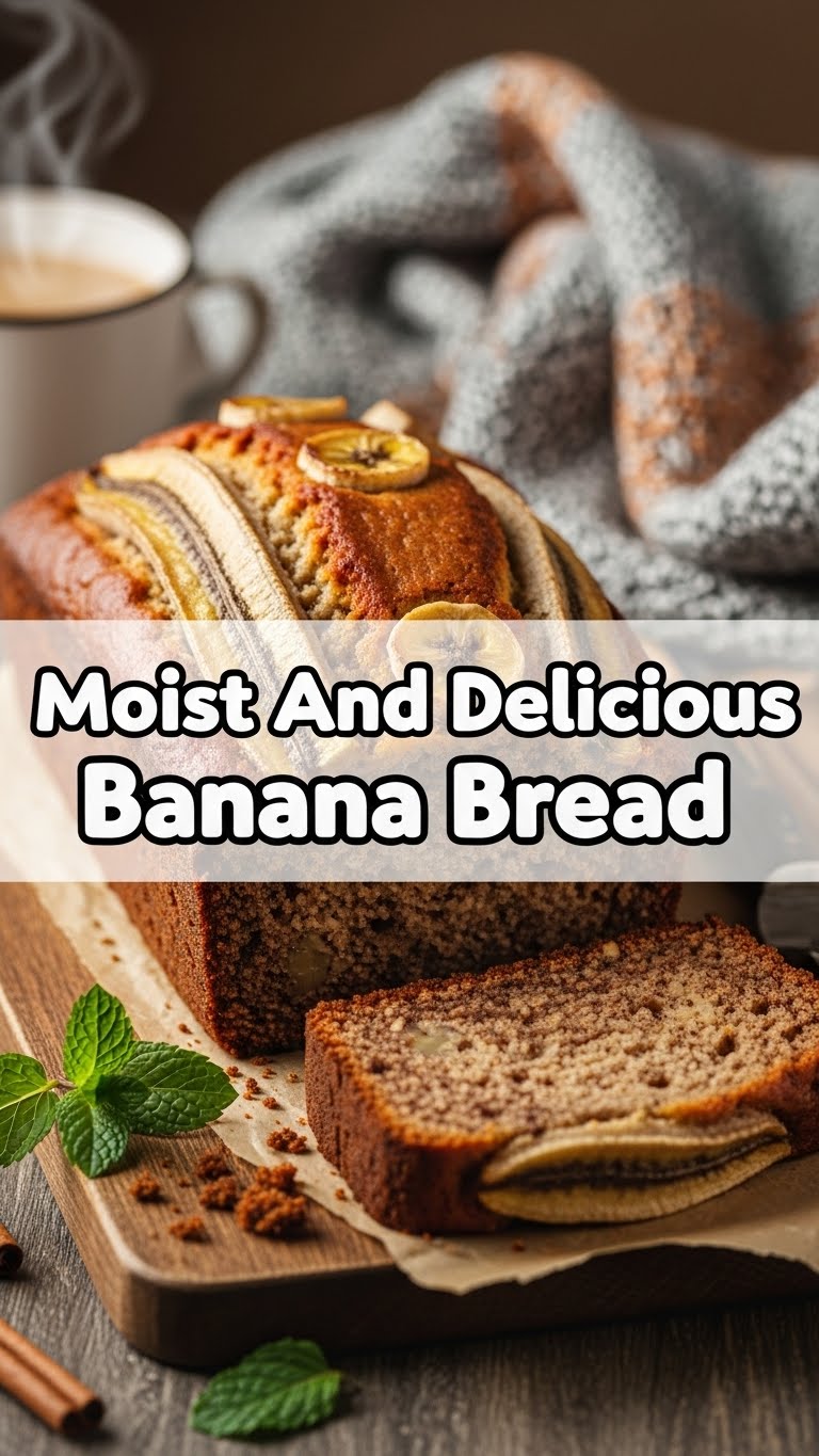 Moist And Delicious Banana Bread