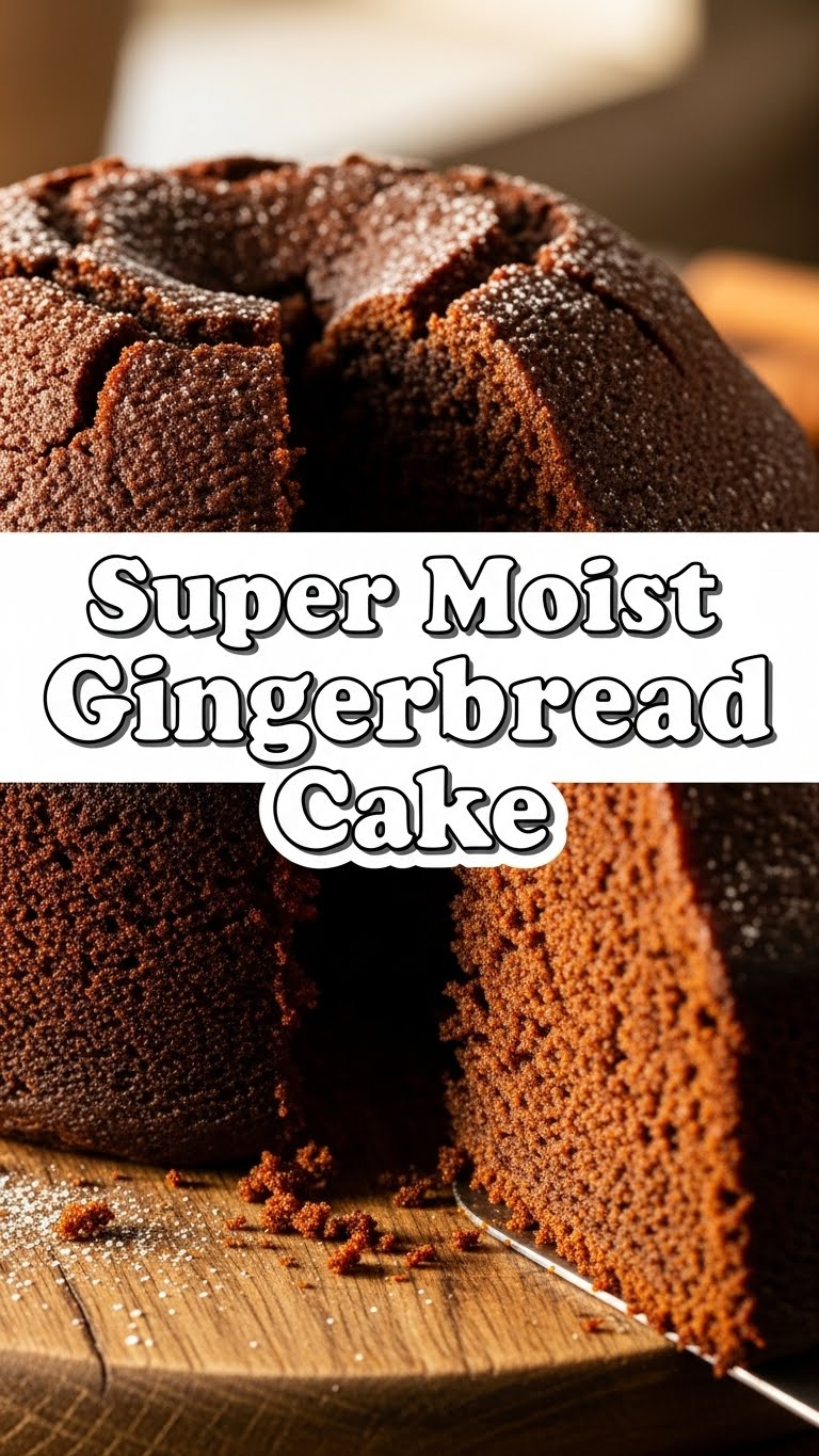 Super Moist Gingerbread Cake