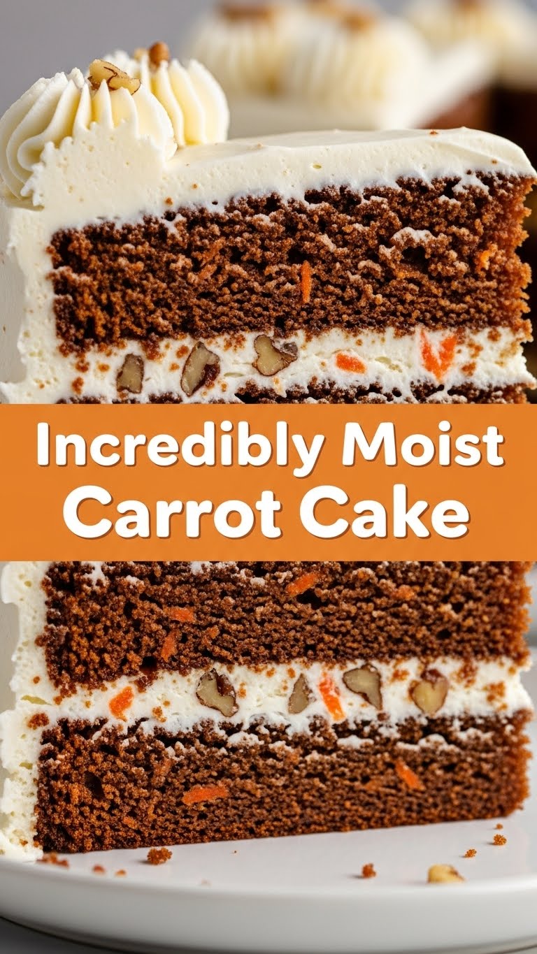 Incredibly Moist Carrot Cake