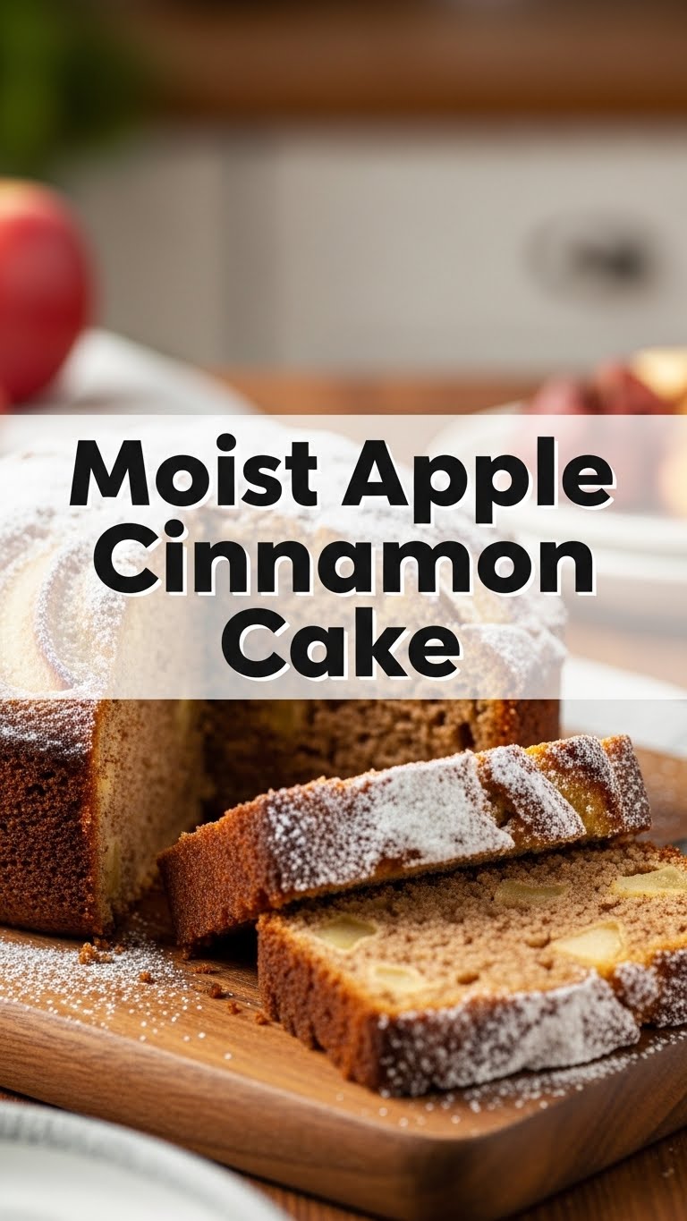 Moist Apple Cinnamon Cake