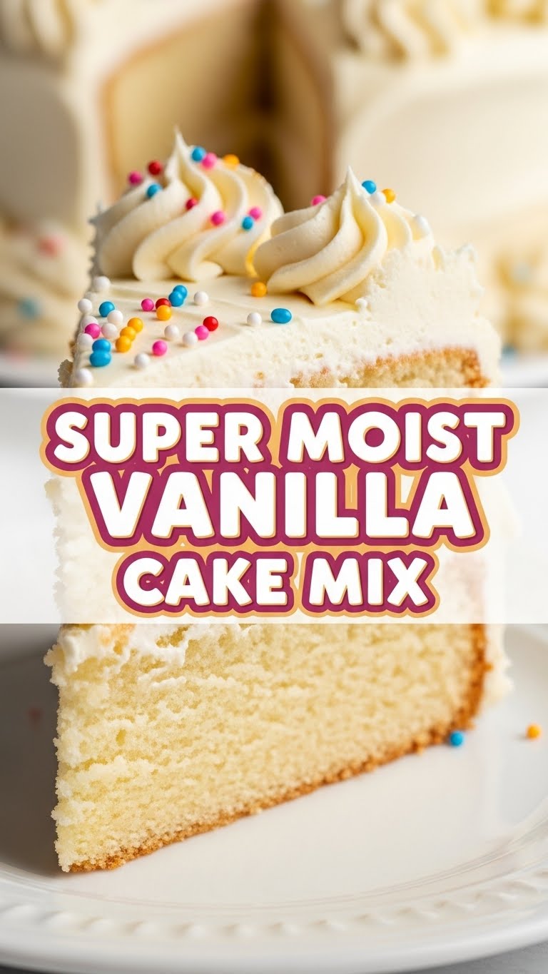Super Moist Vanilla Cake Mix