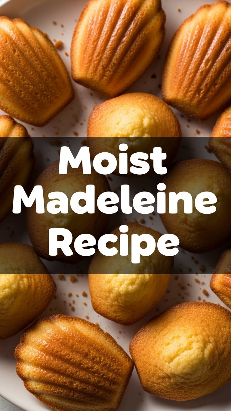 Moist Madeleine Recipe