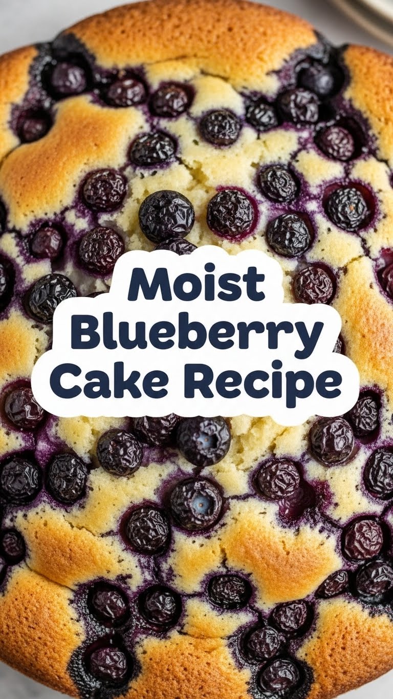 Moist Blueberry Cake Recipe