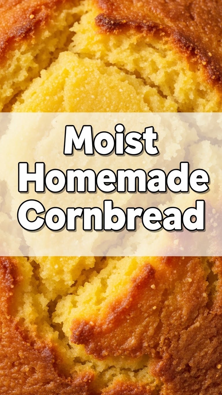 Moist Homemade Cornbread