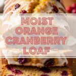 Moist Orange Cranberry Loaf