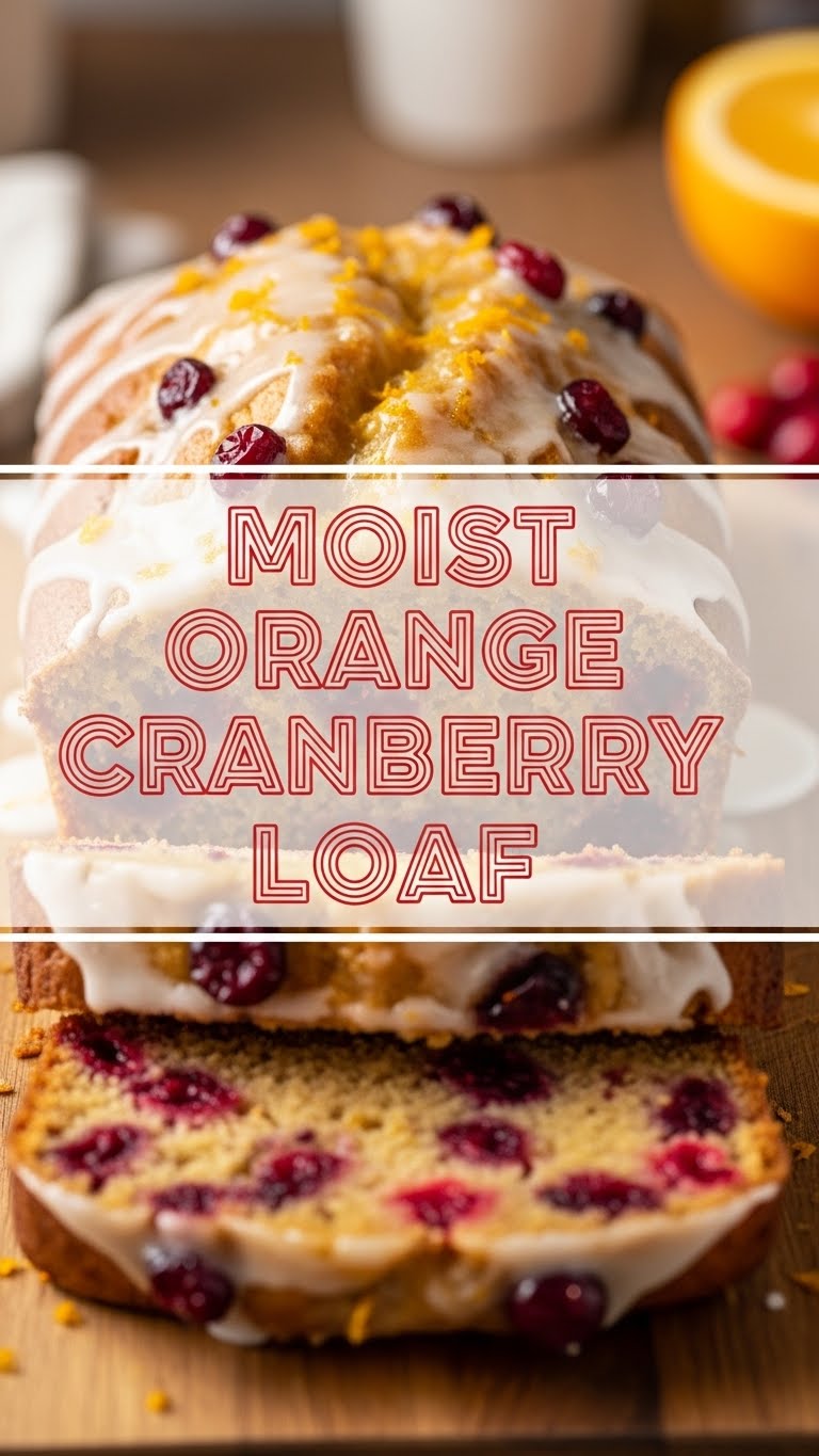 Moist Orange Cranberry Loaf