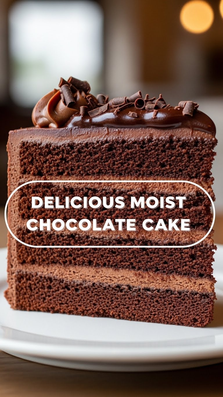 Delicious Moist Chocolate Cake