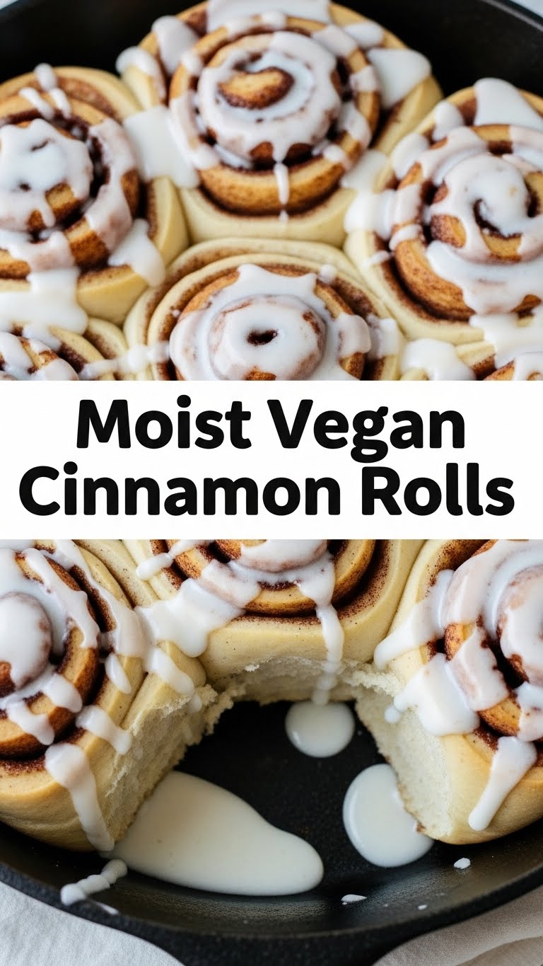 Moist Vegan Cinnamon Rolls