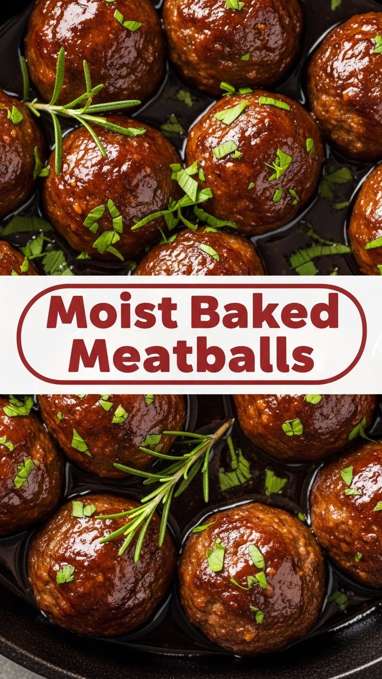 Moist Baked Meatballs