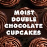 Moist Double Chocolate Cupcakes