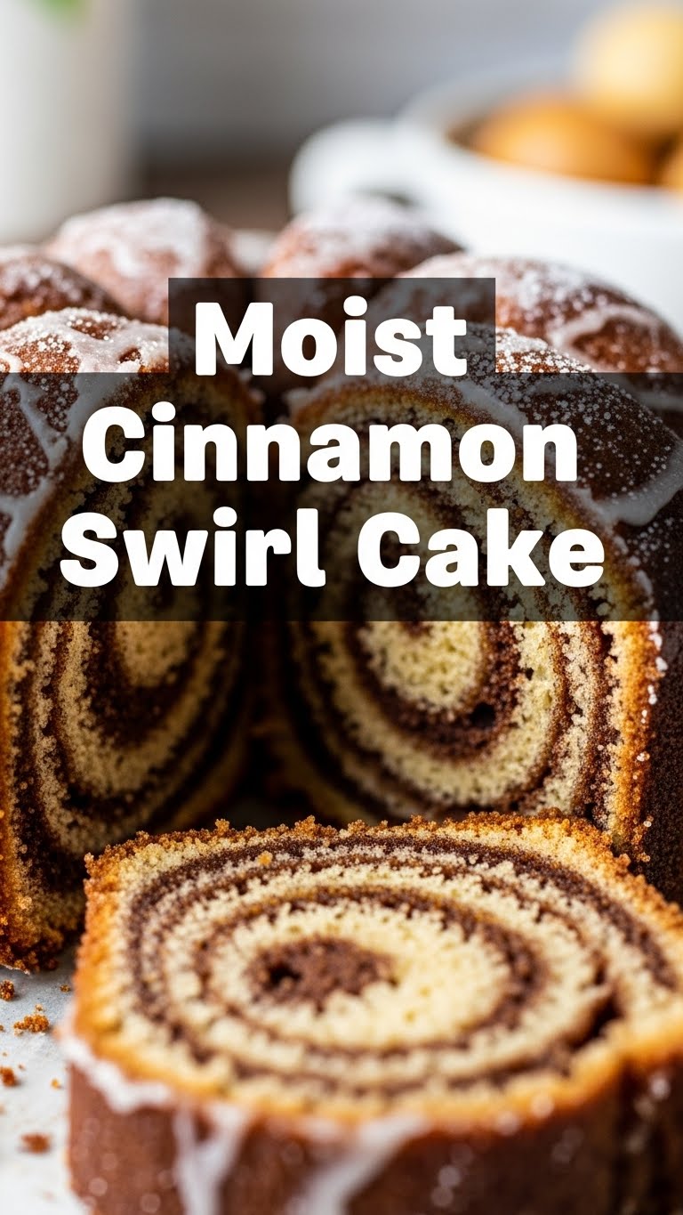 Moist Cinnamon Swirl Cake