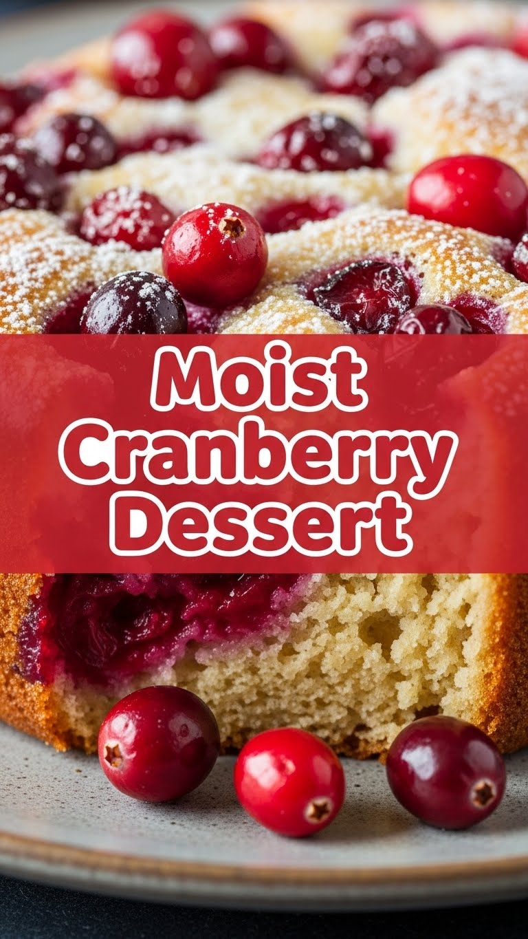 Moist Cranberry Dessert
