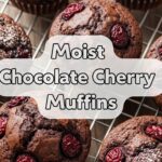 Moist Chocolate Cherry Muffins