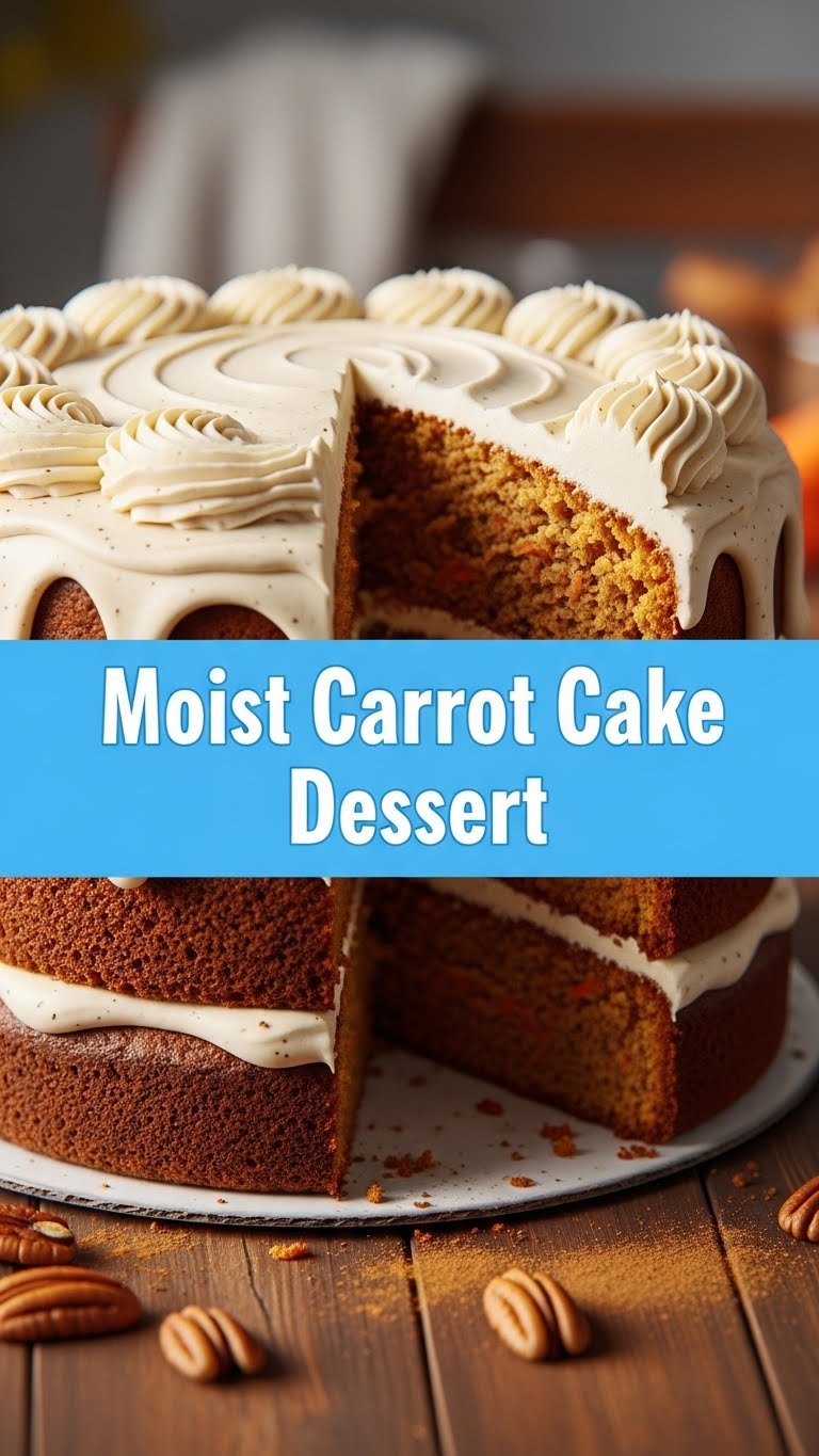 Moist Carrot Cake Dessert