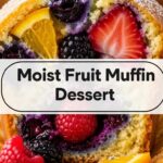 Moist Fruit Muffin Dessert