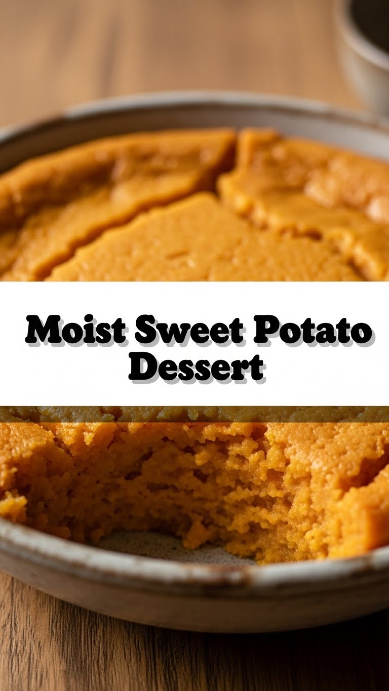 Moist Sweet Potato Dessert