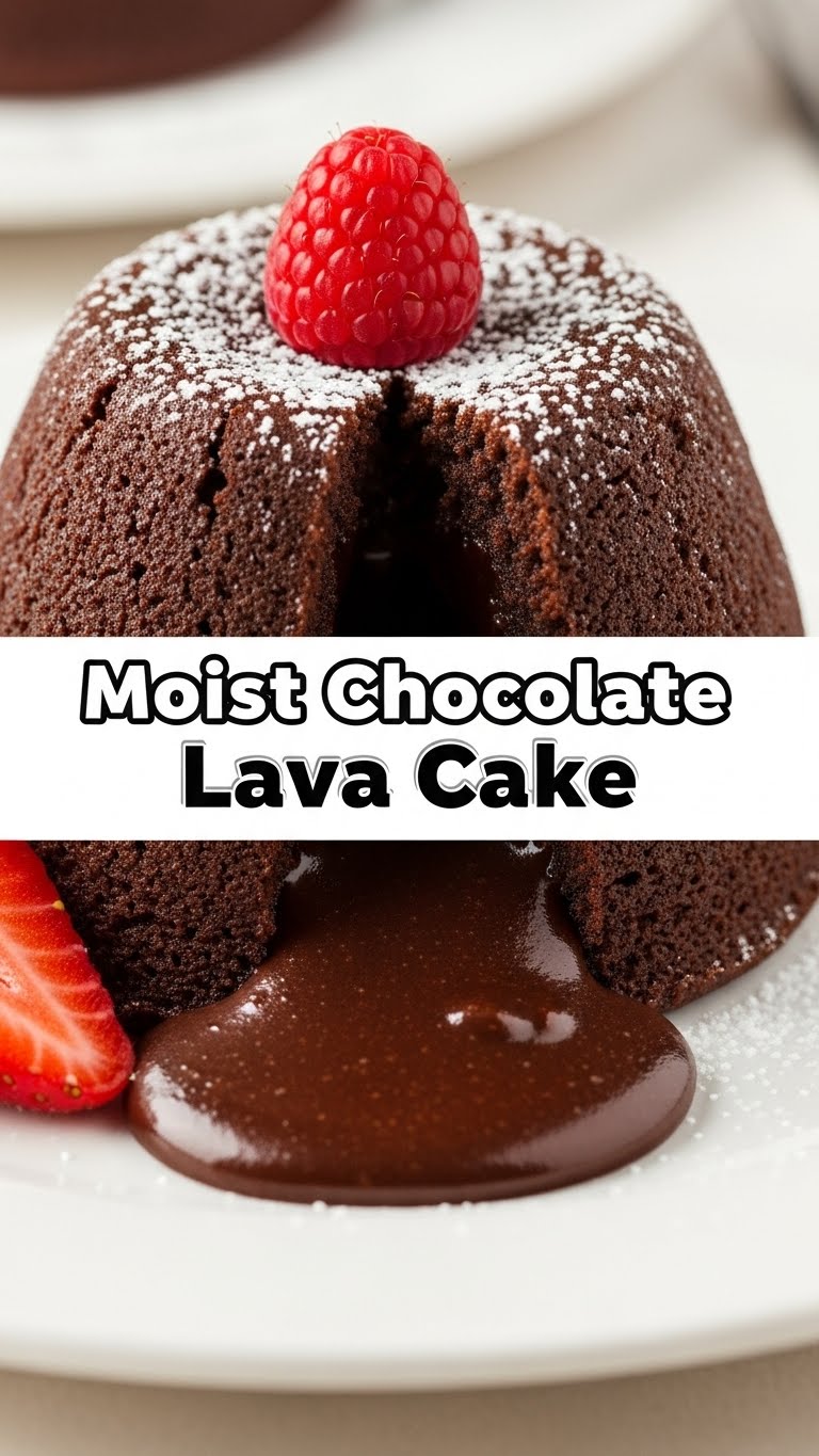 Moist Chocolate Lava Cake