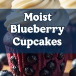 Moist Blueberry Cupcakes