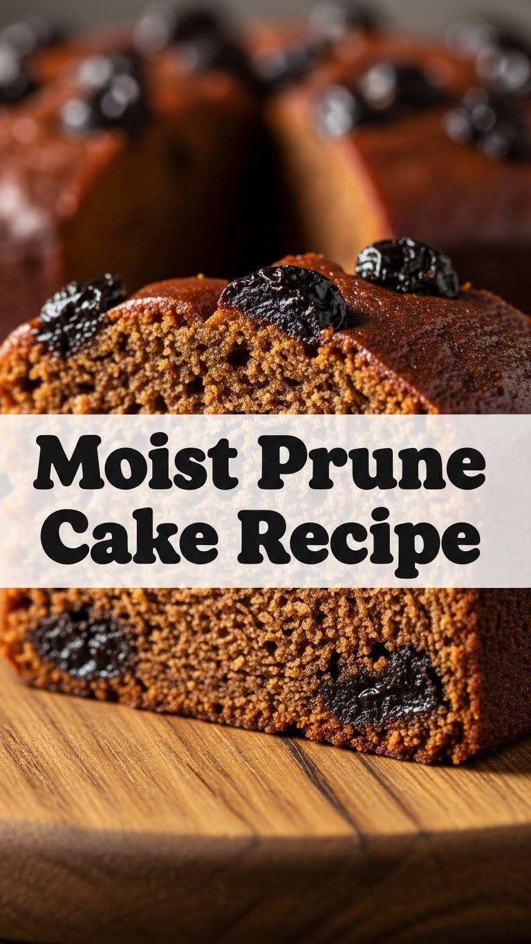 Moist Prune Cake Recipe