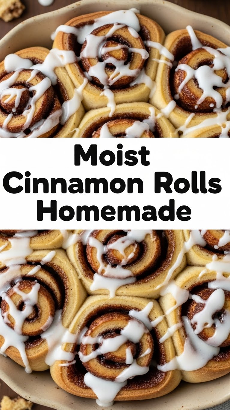 Moist Cinnamon Rolls Homemade