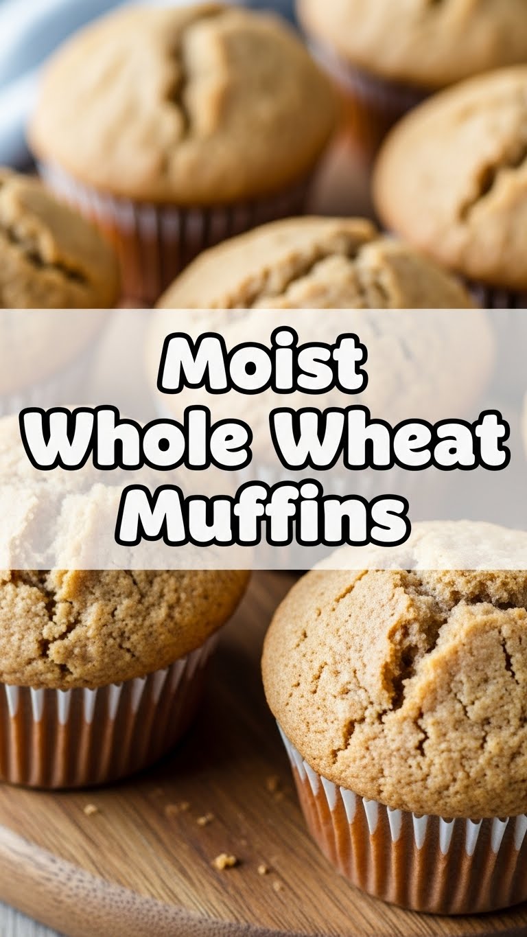 Moist Whole Wheat Muffins