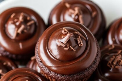 Mini Chocolate Cupcakes Moist