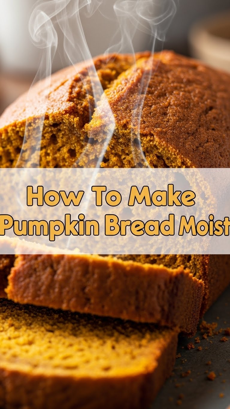 How To Make Pumpkin Bread Moist