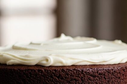 Moist Chocolate Cake With Cream Cheese Frosting