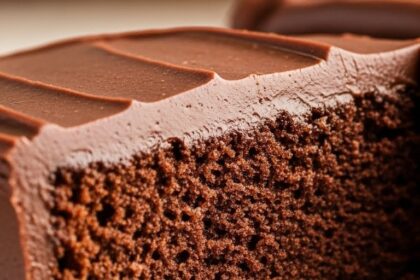 Moist Chocolate Cake Without Eggs