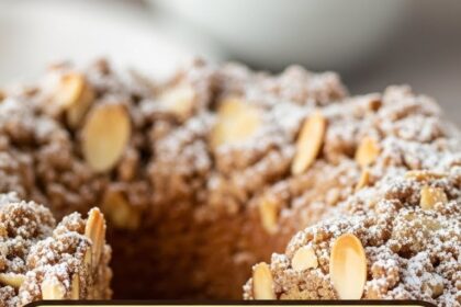 Moist Almond Coffee Cake