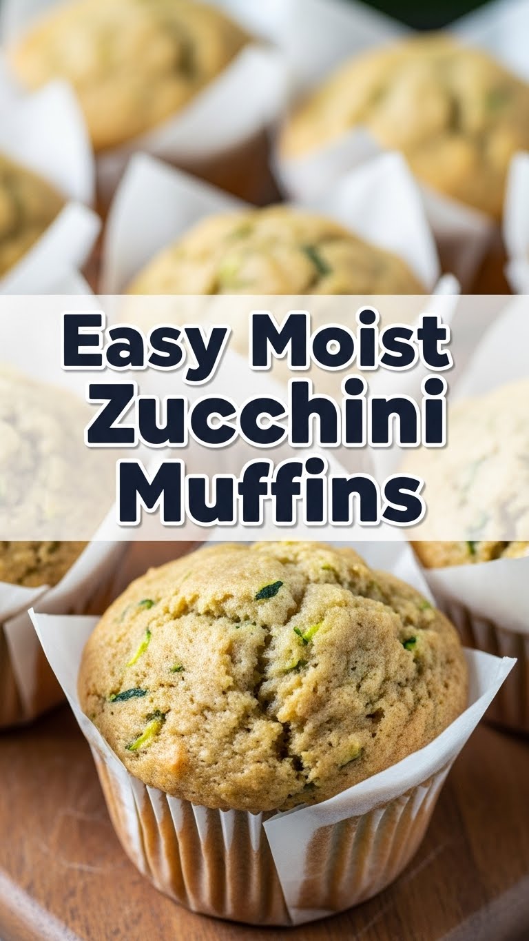 Easy Moist Zucchini Muffins