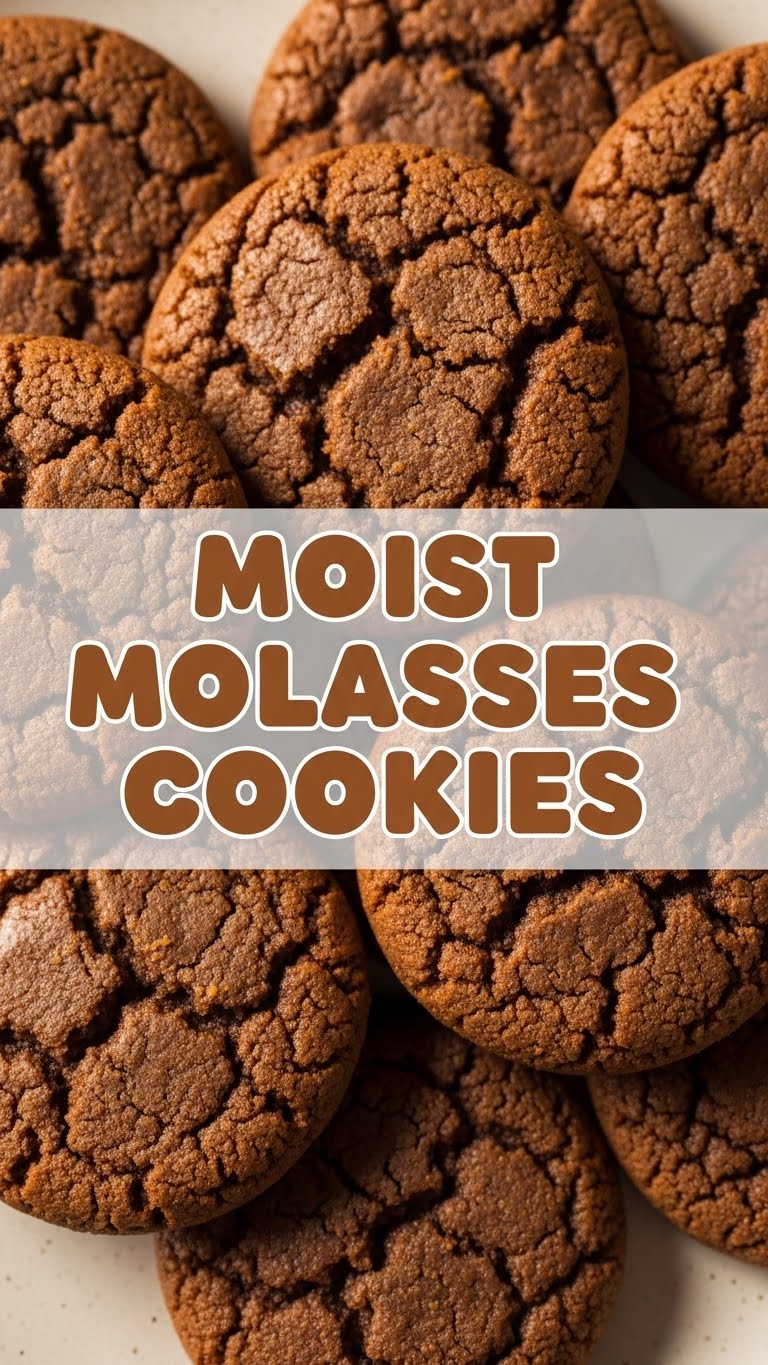 Moist Molasses Cookies