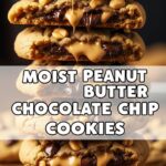 Moist Peanut Butter Chocolate Chip Cookies