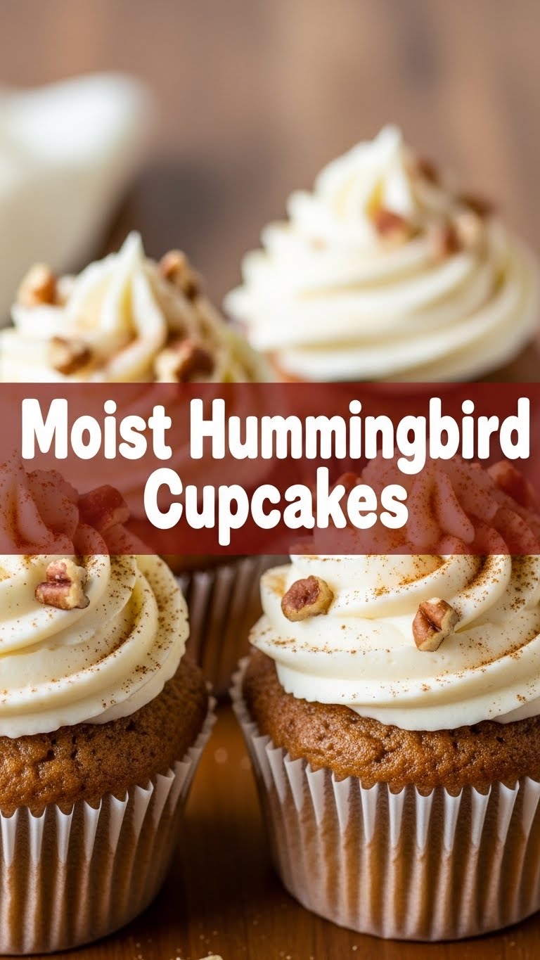 Moist Hummingbird Cupcakes