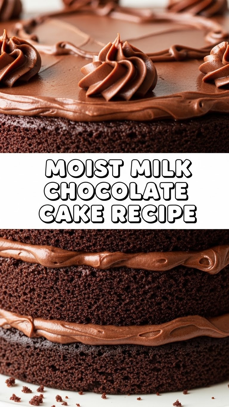 Moist Milk Chocolate Cake Recipe