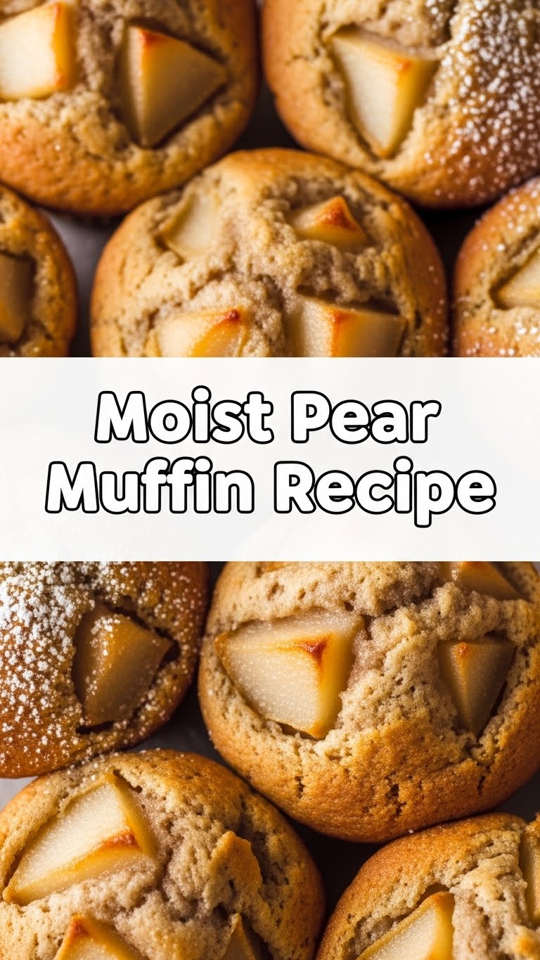 Moist Pear Muffin Recipe