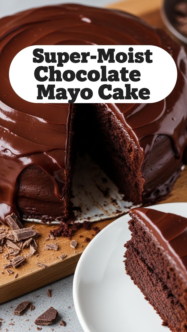 Super-Moist Chocolate Mayo Cake