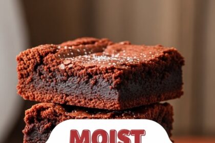 Moist Red Velvet Brownies