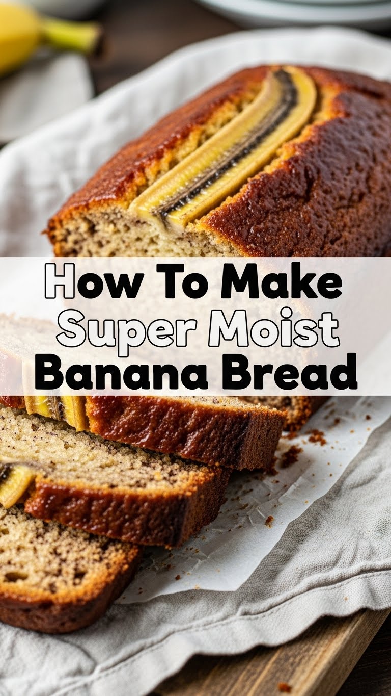 How To Make Super Moist Banana Bread