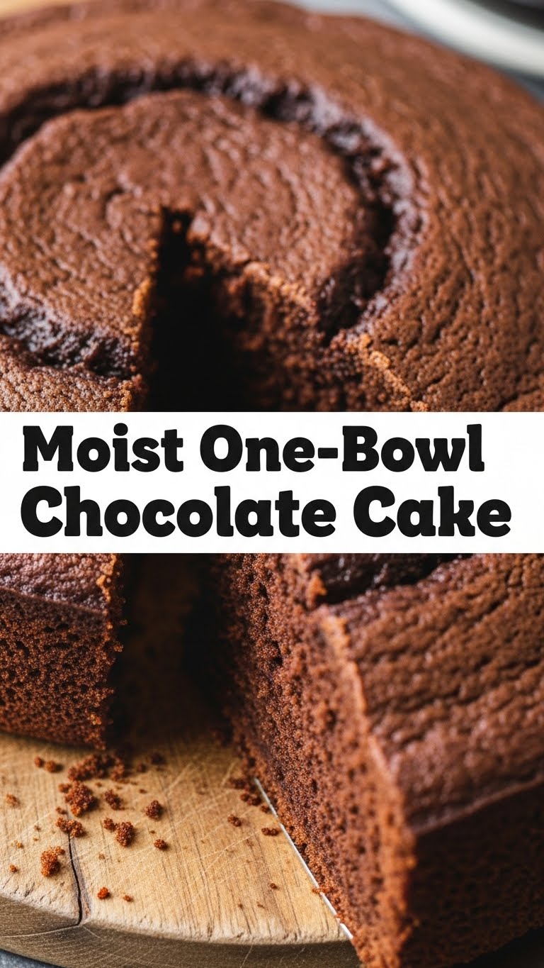 Moist One-Bowl Chocolate Cake