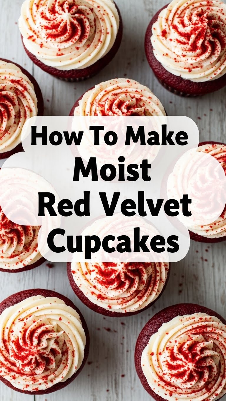 How To Make Moist Red Velvet Cupcakes