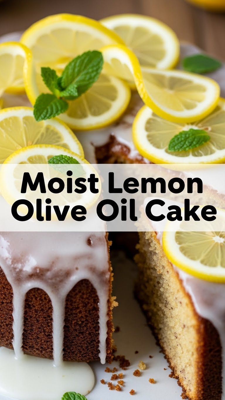 Moist Lemon Olive Oil Cake