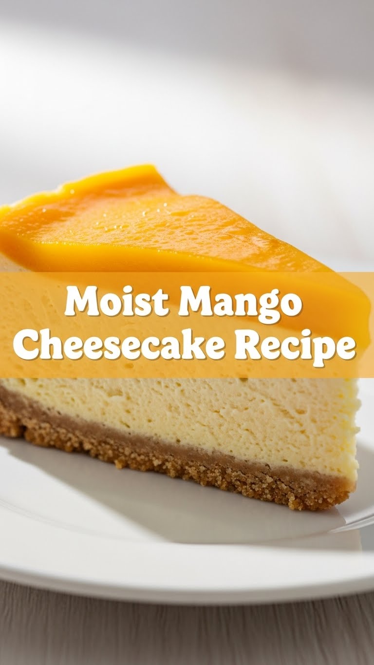 Moist Mango Cheesecake Recipe
