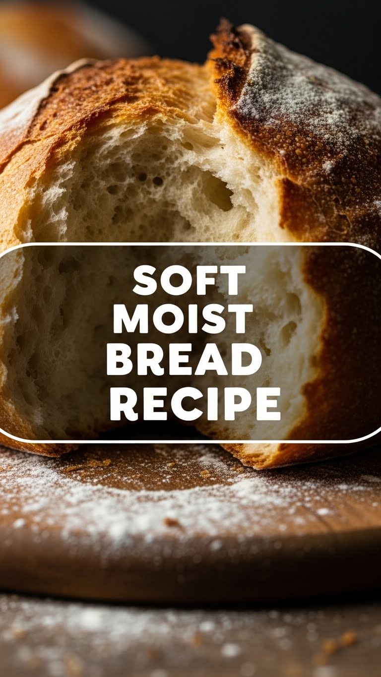 Soft Moist Bread Recipe